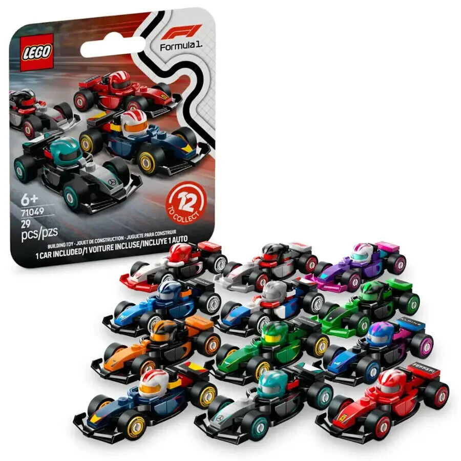 Lego Formula F1 Collectible Race Cars 71049 - Set of 12