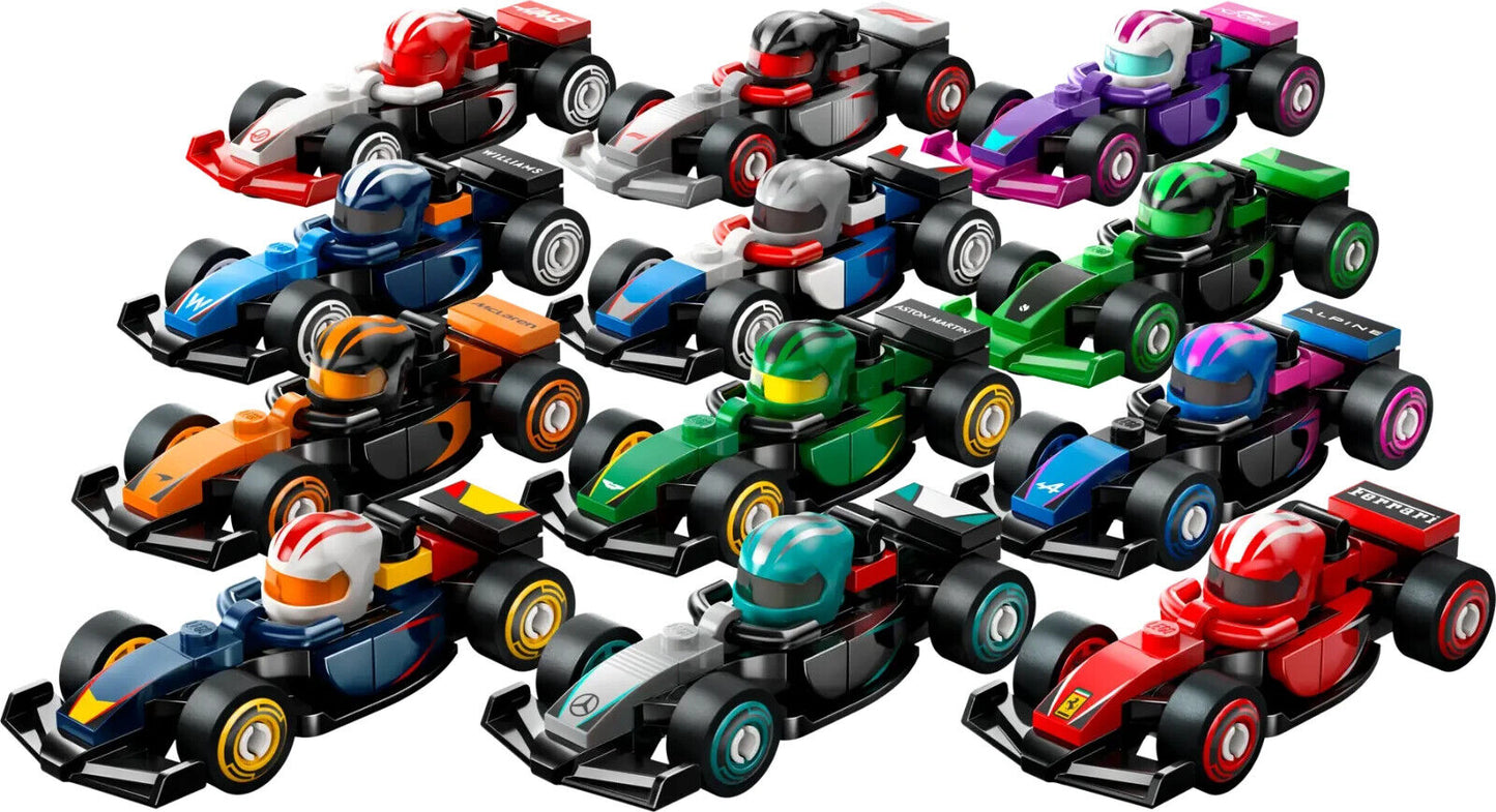 Lego Formula F1 Collectible Race Cars 71049 - Set of 12