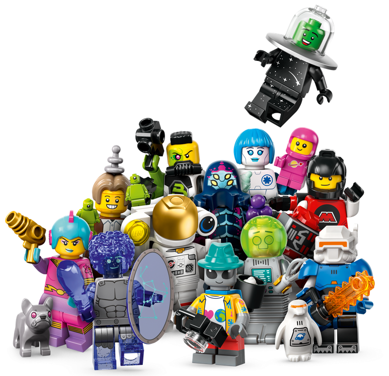LEGO Space Series Complete Set of 12 Collectible Minifigures 71046