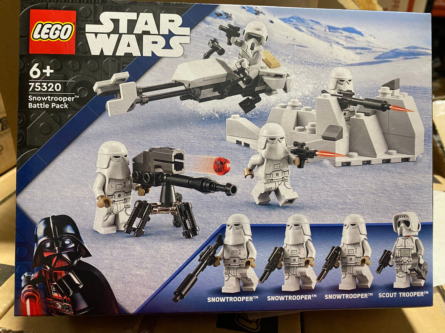 LEGO Star Wars Hoth Snowtrooper Battle Pack 75320 Factory Casepack (qty 4x 75320)