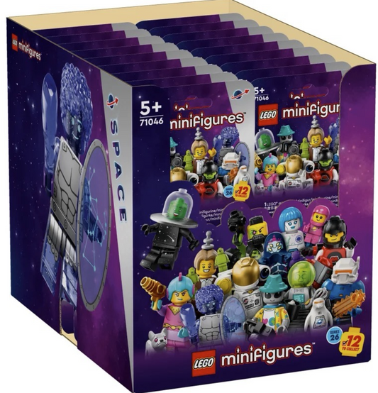 BULK 10 cases -LEGO Space Series Case of 36 Collectible Minifigures 71046 - 360 pieces Free Shipping